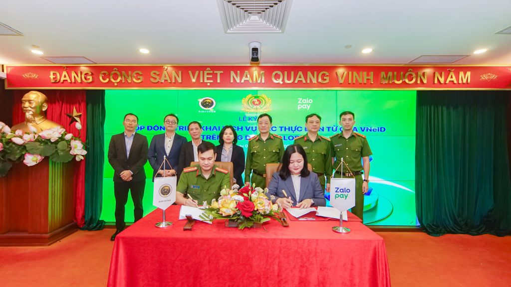 Zalopay tích hợp VNeID