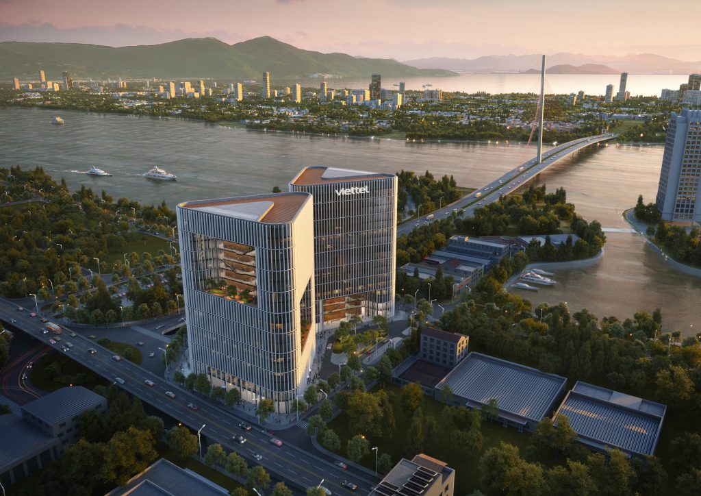 Phối cảnh tòa nhà Viettel Đà Nẵng